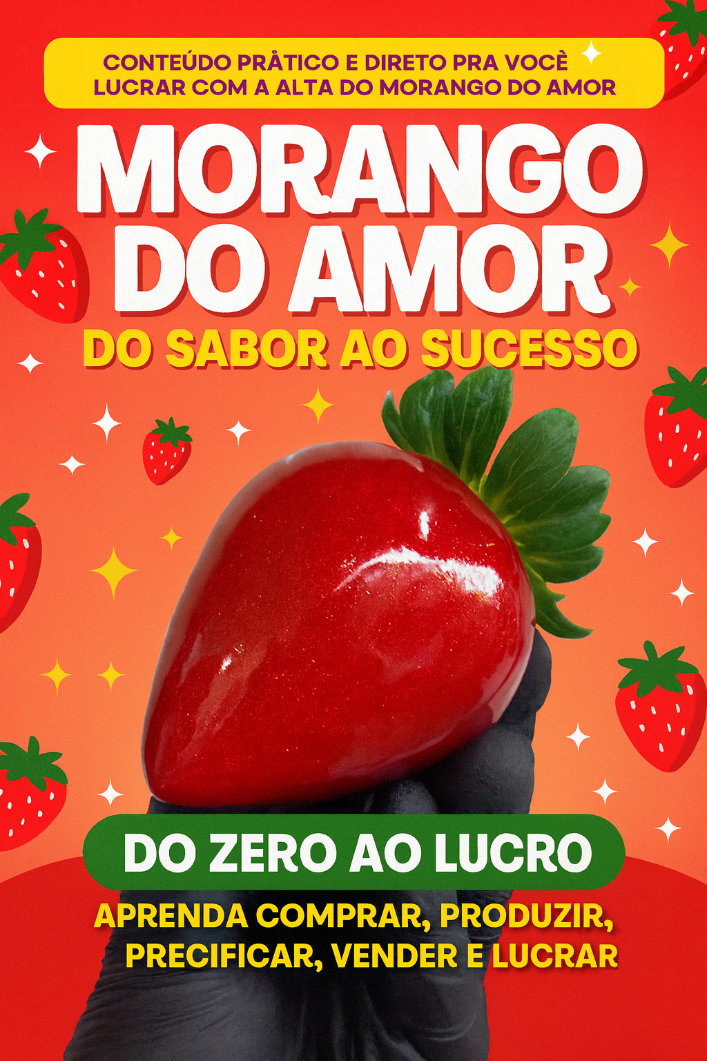 Capa do E-book Morango do Amor Lucrativo
